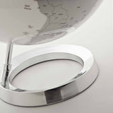 Atmosphere nr-0331f7ns-gb globe bright chrome 30cm diameter kunststof voet engelstalig