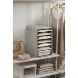 Bama ri,ordino opbergsysteem 34x41x53 cm taupe wit