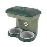 Bama pet hondenvoederbak 48x27x42 cm groen