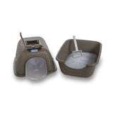 Bama pet kattenbak 41.8x50.5x39.6 cm taupe