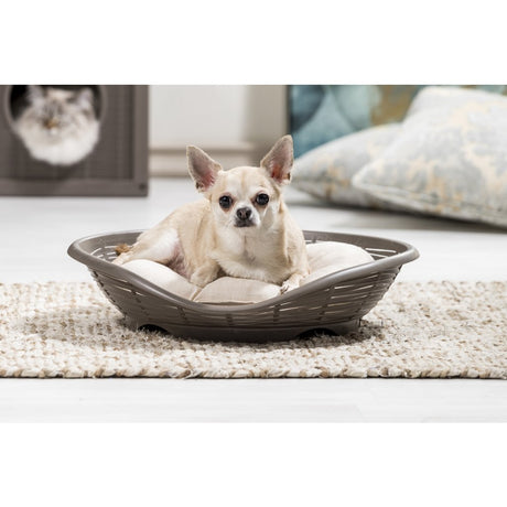 Bama pet pasha mand 48x46x11 cm taupe
