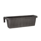 Bama fioriera bloem-balkonbak 60x20x18.5 cm antraciet