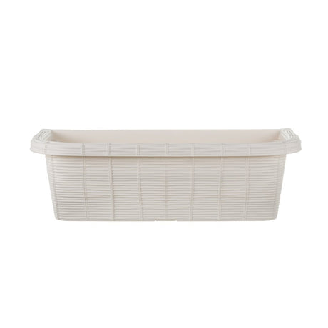 Bama fioriera bloem-balkonbak 60x20x18.5 cm wit
