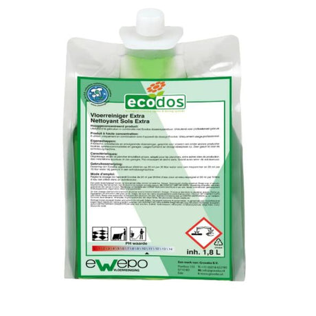 Ecodos vloerreiniger extra (3x 1.8 liter)