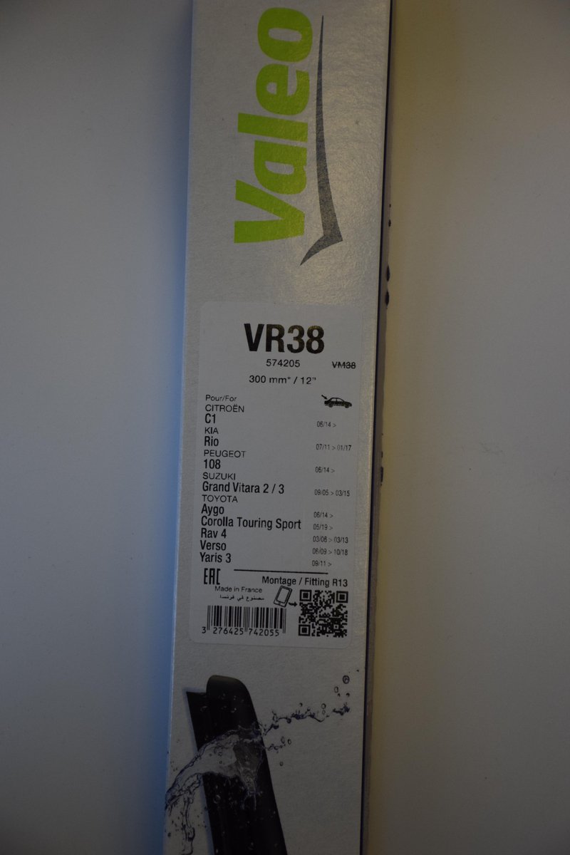 Valeo ruitenwisser silencio vr38 achterzijde