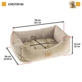 Ferplast Hondenen kattenbed Chester 80 beige