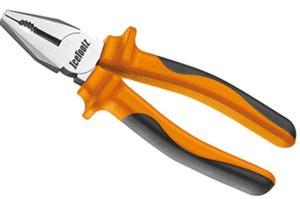 IceToolz (Buzaglo) Icetoolz 28c2 combinatietang comfort grip 18cm oranje