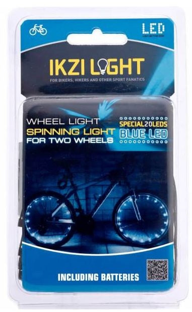 Ikzi Wielverlichting voor 2 wielen rode leds