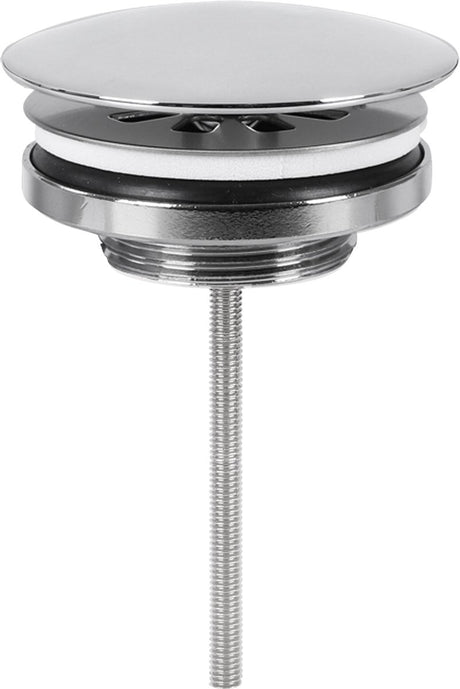 Differnz afvoerplug chroom â€“ always open â€“ ã˜ 72 mm â€“ met schroef