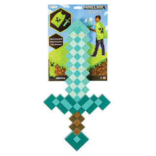 Disguise minecraft (mojang), minecraft zwaard cape set, maat one size kind, kind