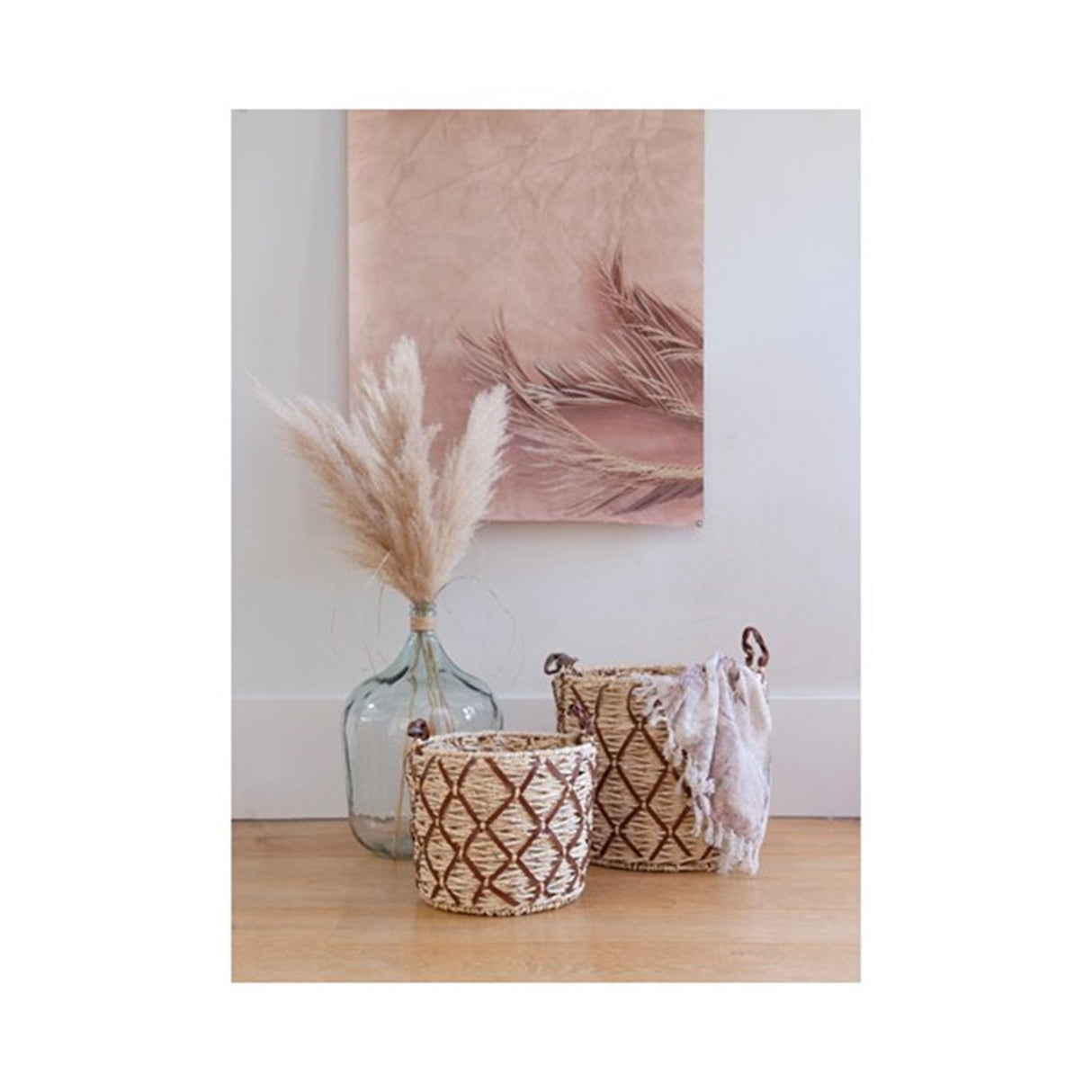 Decoris wanddoek met ophangogen 90x120cm 2st.