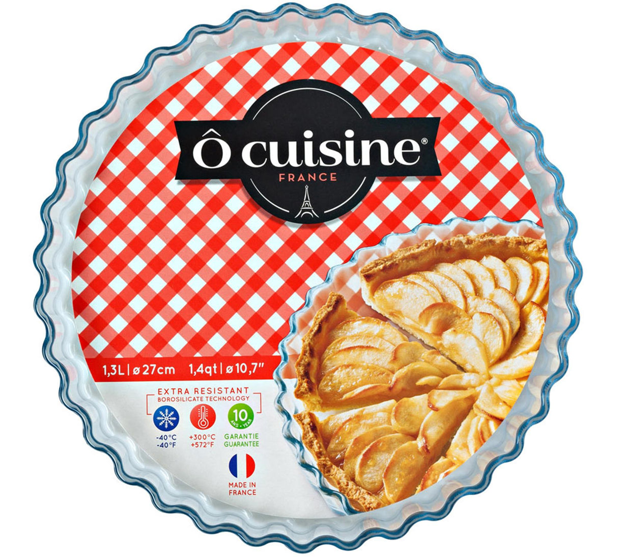 Arcuisine taartvorm glas ø27cm