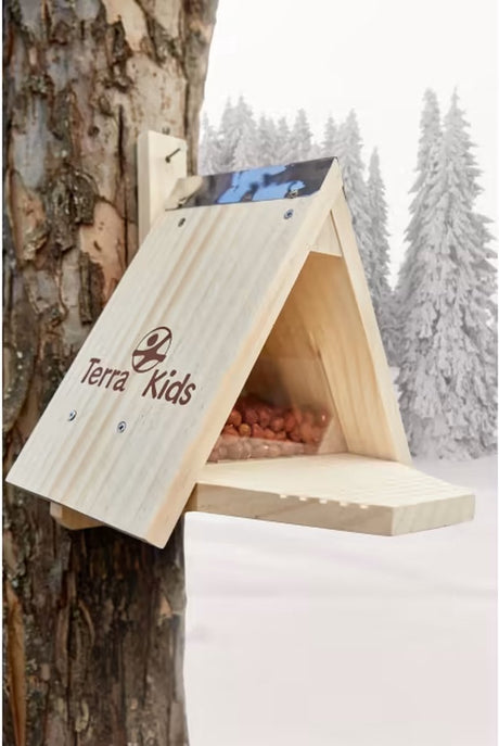 Haba bouwpakket eekhoorn voederhuisje terra kids - creatief speelgoed.