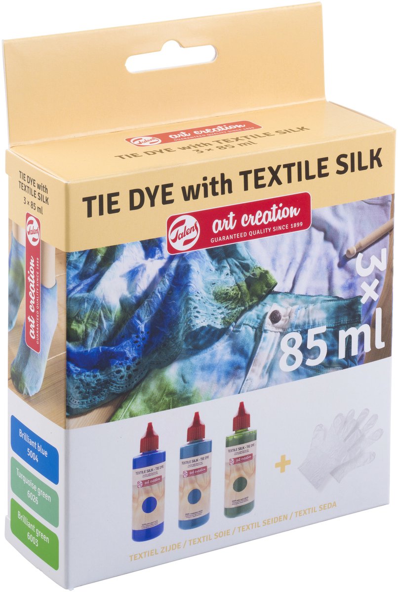 Royal talens talens art creation tie-dye set 3 x 85 ml blauw