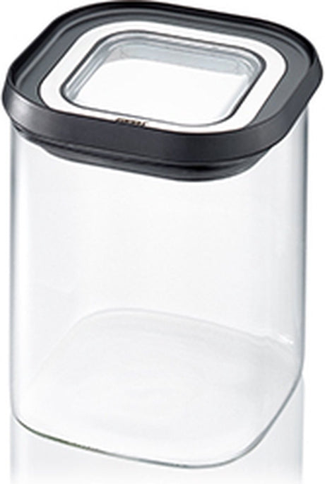 Gefu pantry voorraadbus – 900 ml – borosilicaatglas – luchtdicht stapelbaar