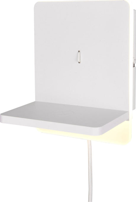 Trio fairfield - wandlamp - wit mat - incl. 1x smd 9 w -
