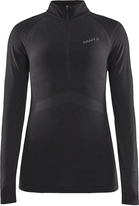 Craft active intensity zip thermoshirt dames - maat m