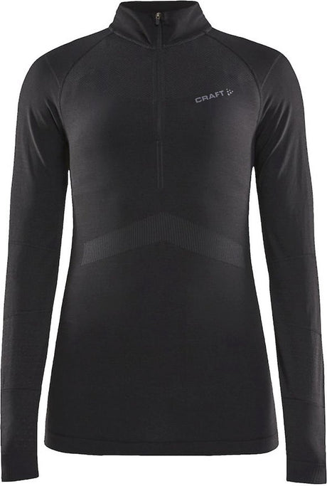 Craft active intensity zip thermoshirt dames - maat l