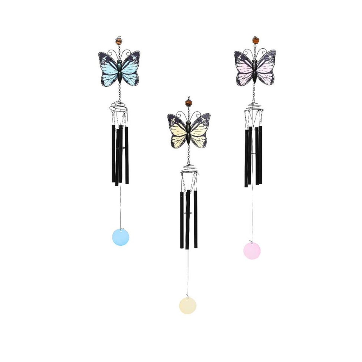 Decoris windgong vlinder h84cm