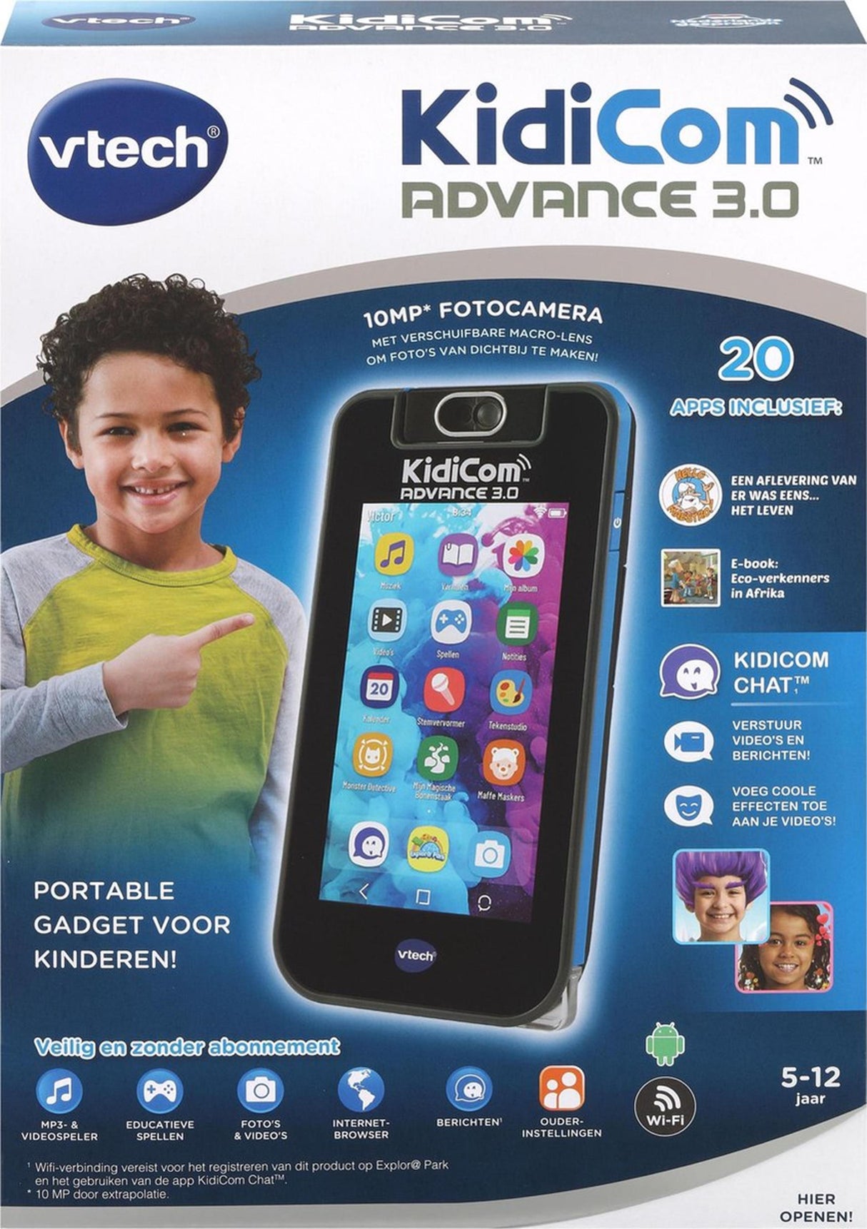 Vtech kidicom advance 3.0 blauw