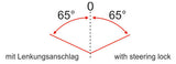 ErgotecBalhoofdstel A118SAC-ES fully integrated 1,5 alu zwart