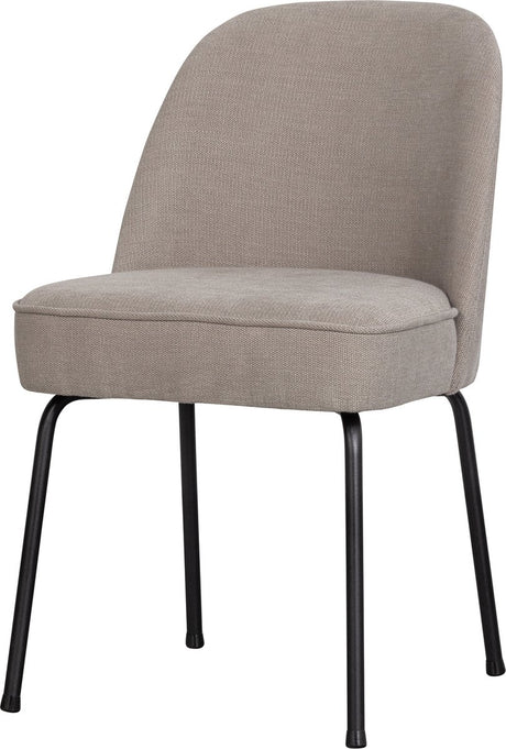 Woood vogue eetkamerstoel - geweven stof - zand - 82,5x50x57