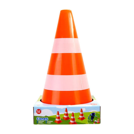 Playfun verkeerspionnen 4 stuks 13,5x13,5x24cm