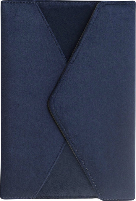 Eccolo notitieboek envelop - navy - lijn - ca.15x20cm - ec-d455b