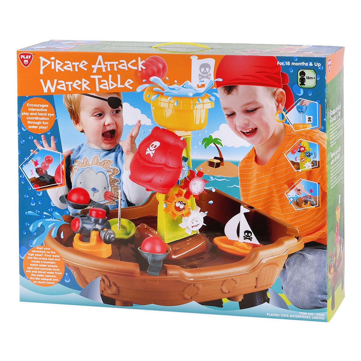 Play watertafel piratenschip, 20dlg.