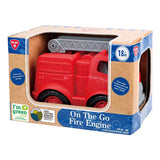 Playgo biobased brandweerwagen rood - 28cm