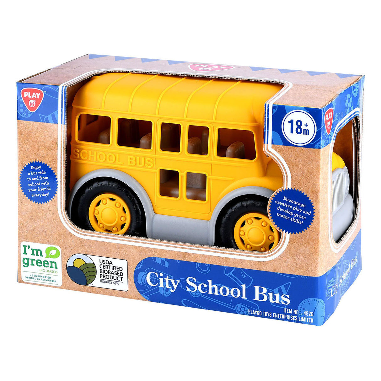 Play biobased schoolbus