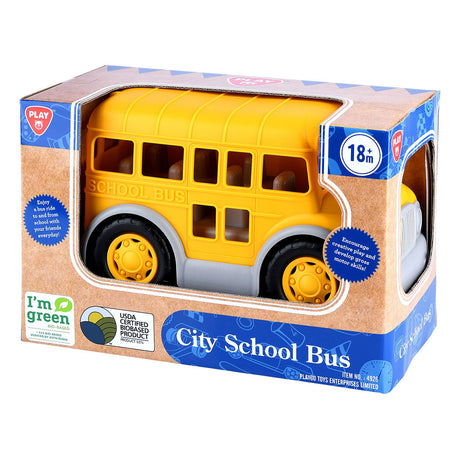 Playgo biobased schoolbus - 28cm