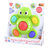 Braet playgo baby sensorische schildpad met licht en geluid