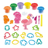 Playgo zeedieren kleiset - 6 kleipotjes