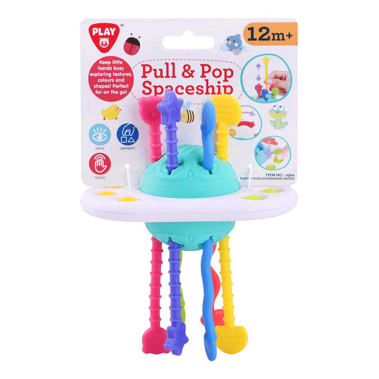 Playgo sensorische bal ruimteschip educatief speelgoed multi kleuren.