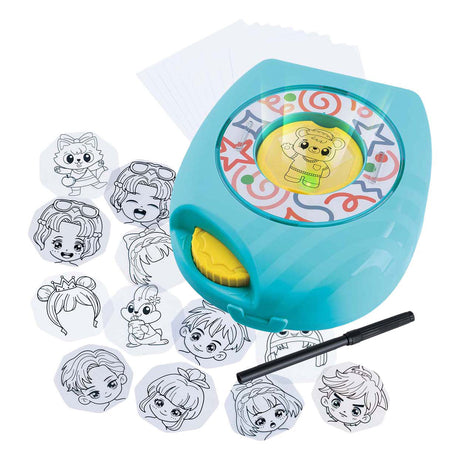 Playgo lichtgevende tekenstudio blauw - 32st.