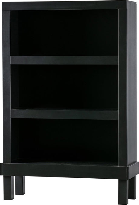 Woood bonk open kast - grenen - zwart - 160x103x37