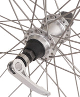 Rodi achterwiel 28 inch 622x19 - skorpion - 36 gaats fm32 - 8 9 speed naaf + qr - zilver