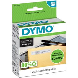 Dymo retouradresetiket 25x54mm