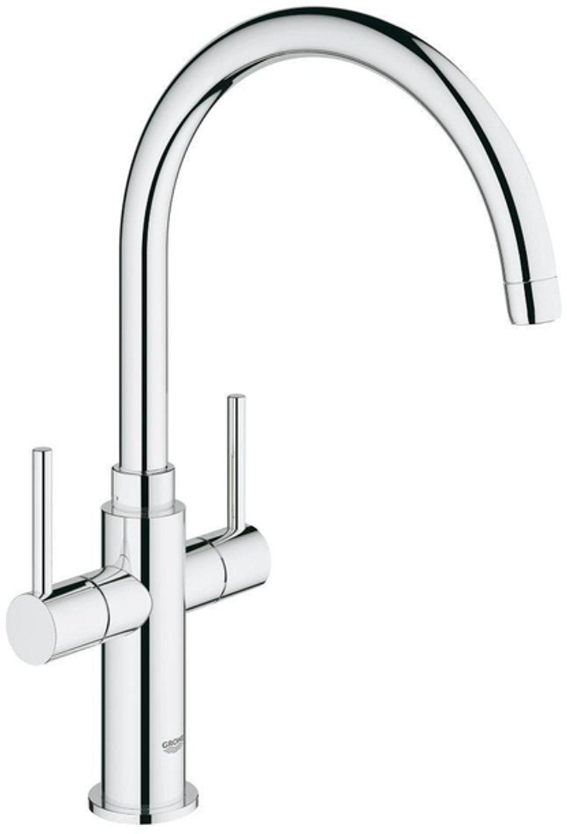 Grohe ambi cosmopolitan keukenkraan - hoog model - draaibare uitloop - chroom