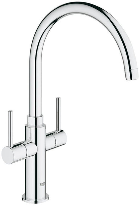 Grohe ambi cosmopolitan keukenkraan - hoog model - draaibare uitloop - chroom