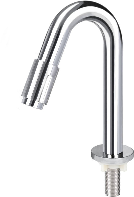 Differnz fonteinkraan gebogen 19cm chroom
