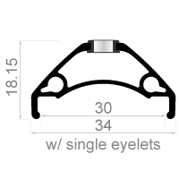 Rodi Wielset 29 TRYP 30 met boost steekas 15x110 en 12x148 6 bouts remschijfbevestiging 8 9 10 11 speed zwart