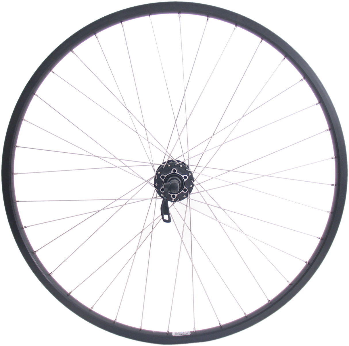 Shimano Voorwiel 28 29 622x19C Andra 30 velg met FH-M525 naaf voor 6 bouts remschijf zwart