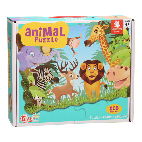 Vrolijke Dieren Legpuzzel XL 208st.