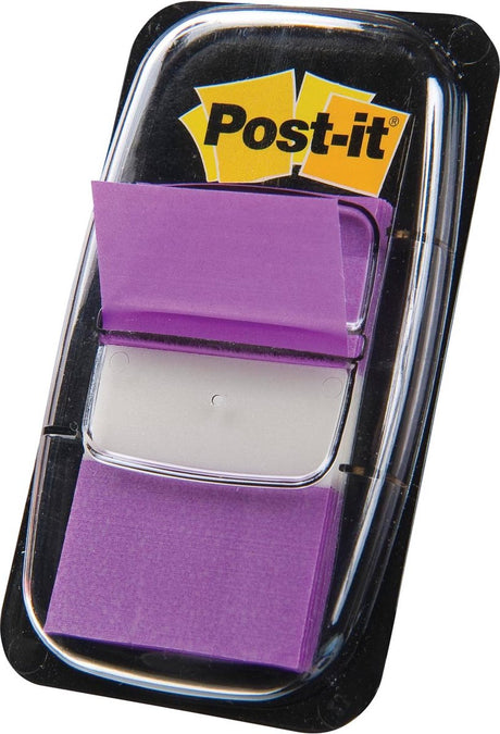 Post-it â® index standaard, paars, 25.4 x 43.2 mm, 50 tabs dispenser