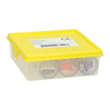Albatros hengelsport glitter sprinkle stapelbare achthoeken - 12dlg