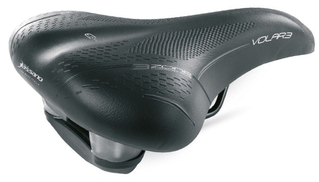 Selle Bassano Zadel Sb 3zone ELM uni zwart