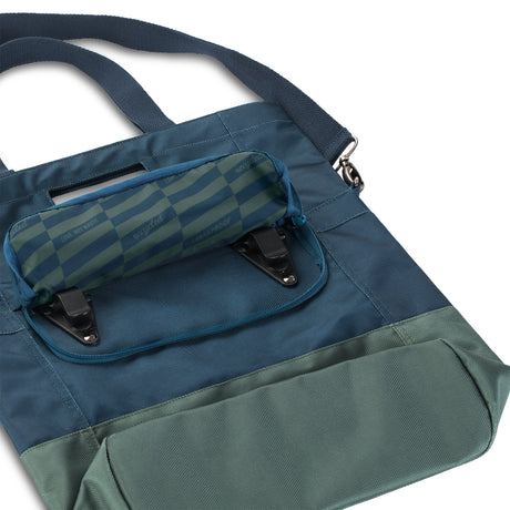 Urbanproof Urban Proof fietsshopper blauw-groen 20L