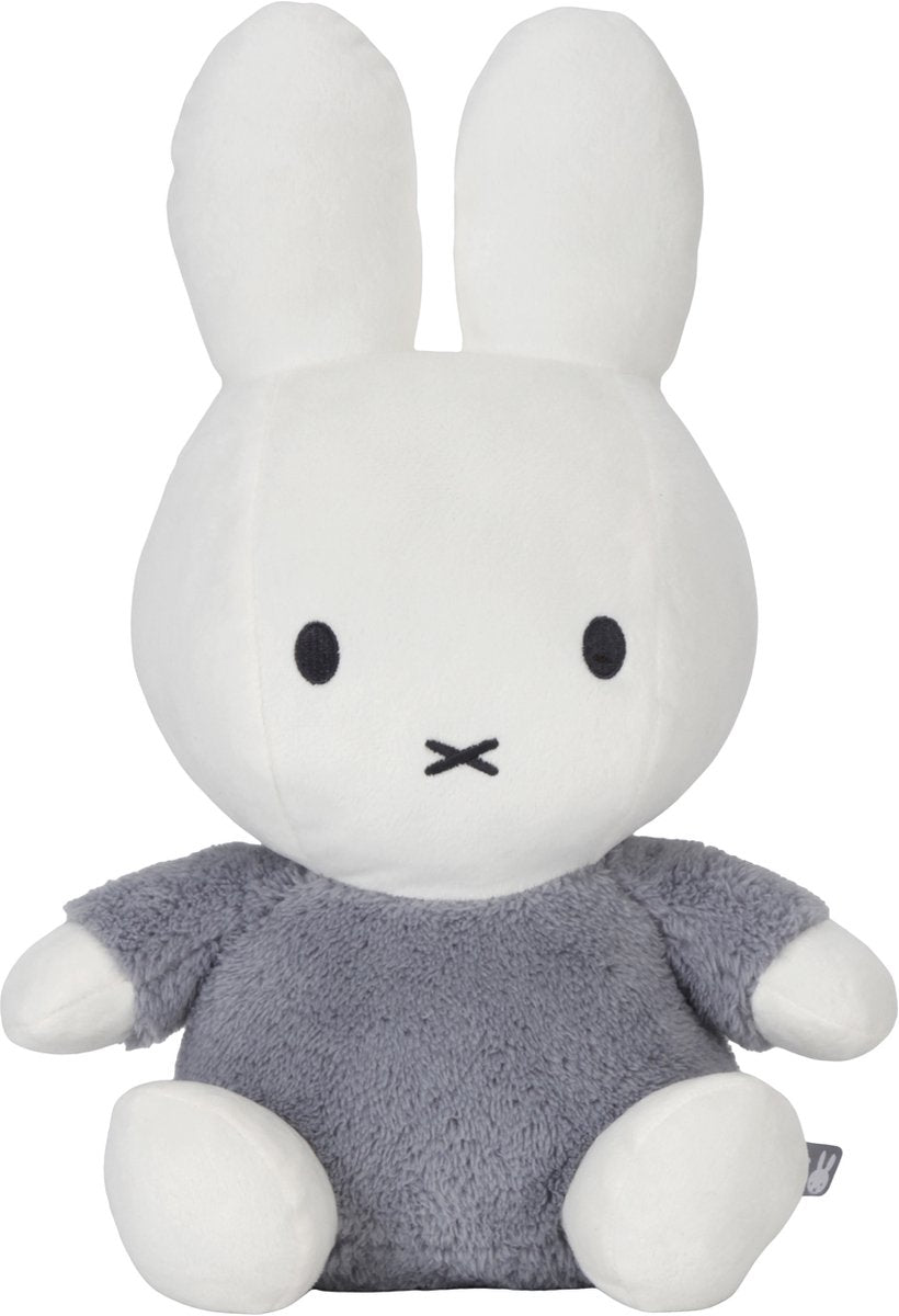 Nijntje knuffel fluffy blauw - 35 cm